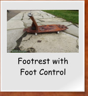 Footrest with Foot Control